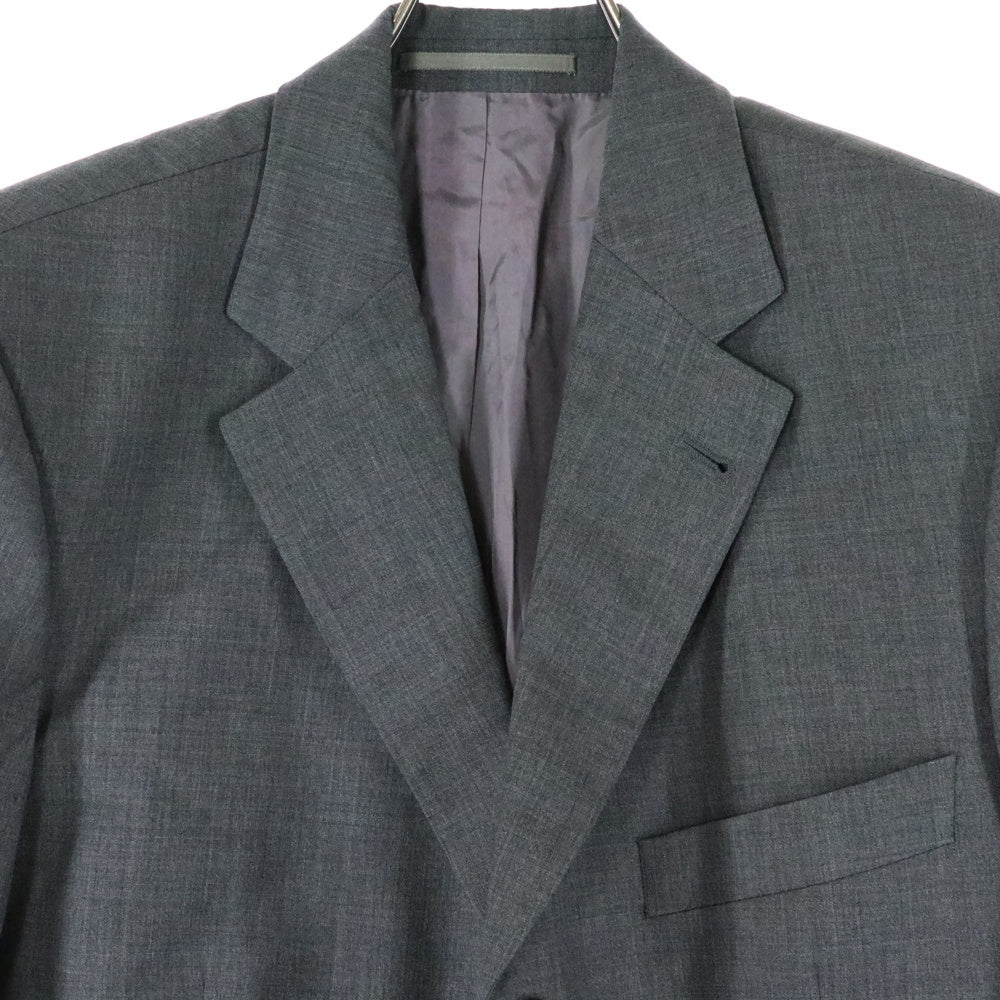 HUGO BOSS(ヒューゴボス) 2B 胸ポケット 肩パッド入り テーラードジャケット グレー