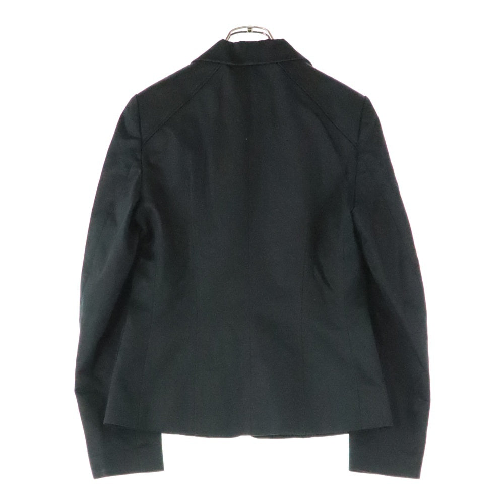 KENZO(ケンゾー) 2B ダブルフラップポケット 胸ポケット テーラードジャケット ブラック 2VE074I