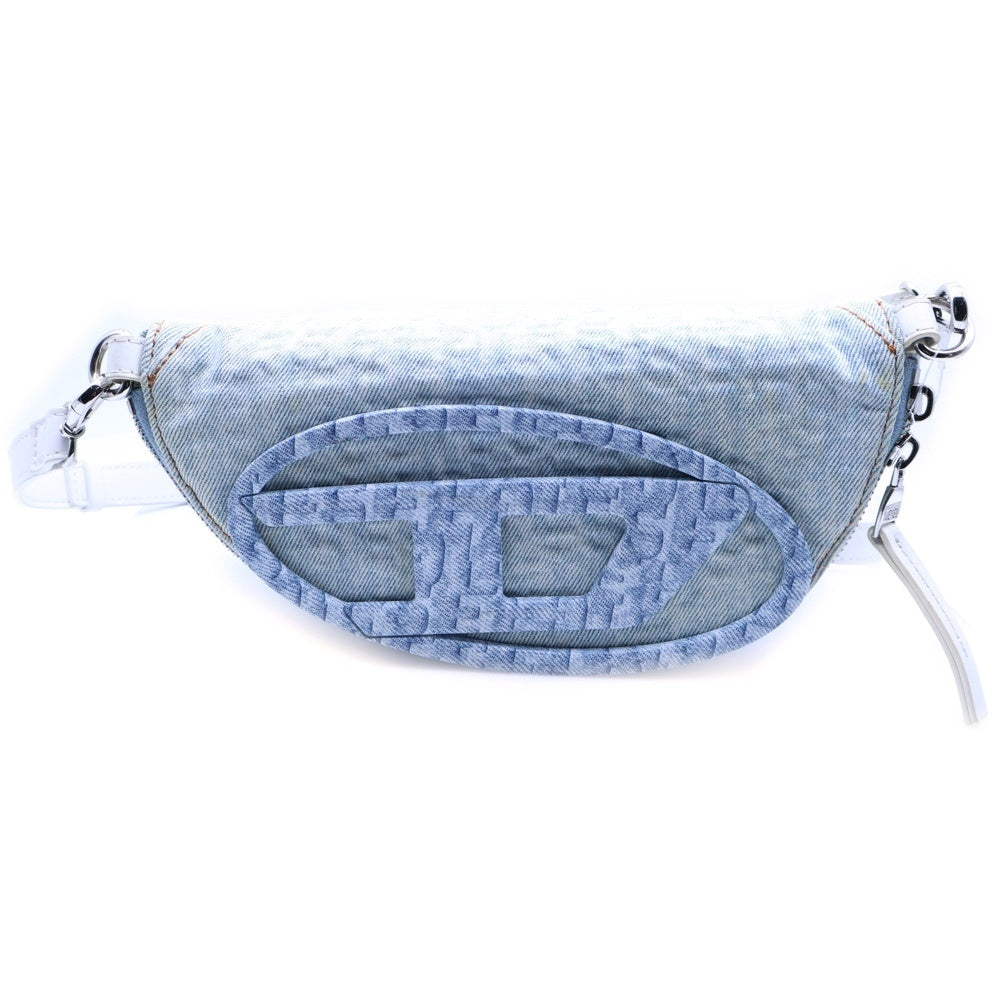 DIESEL(ディーゼル) Dロゴ デニムウエストポーチ ボディバッグ インディゴ