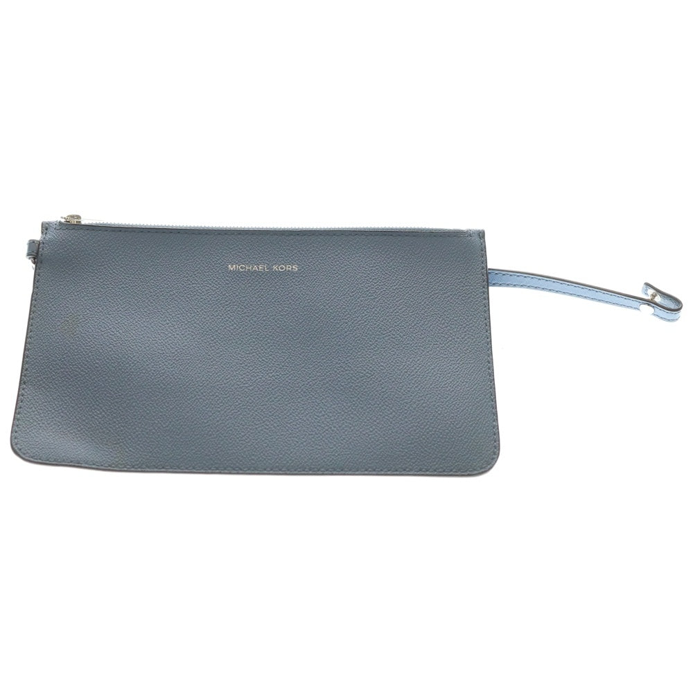 MICHAEL KORS(マイケルコース) ポーチ付き レザー ハンドバッグ レディース ブルー