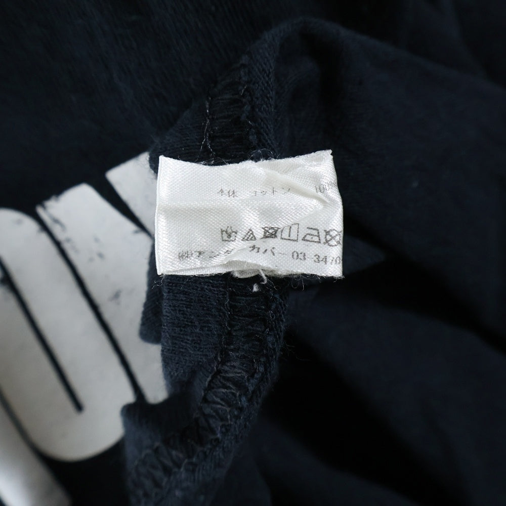 UNDERCOVER(アンダーカバー) DAY OF DESTRUCTION 破壊の日 フロントプリント クルーネック カットソー 半袖Tシャツ ブラック