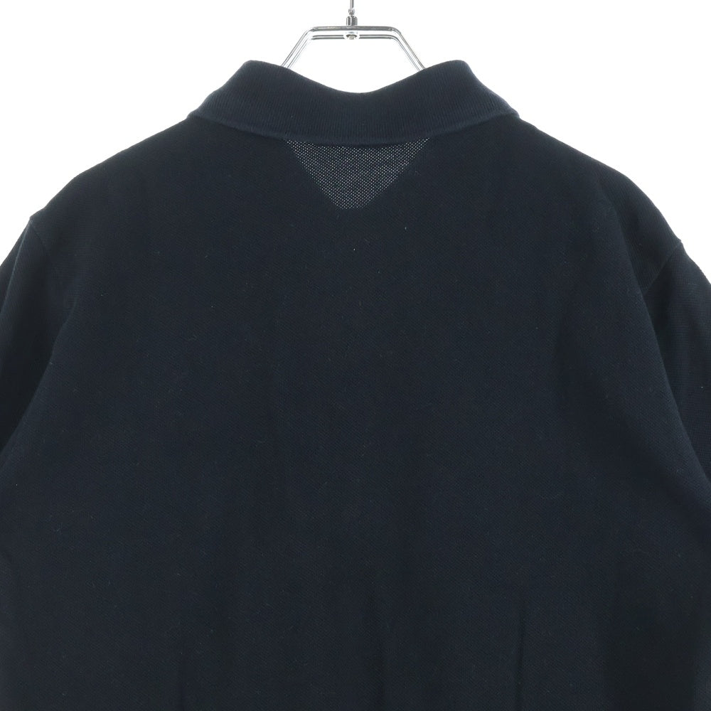 FRED PERRY(フレッドペリー) ロゴエンブロイダリー レギュラーカラー 半袖ポロシャツ ブラック/ピンク F1820