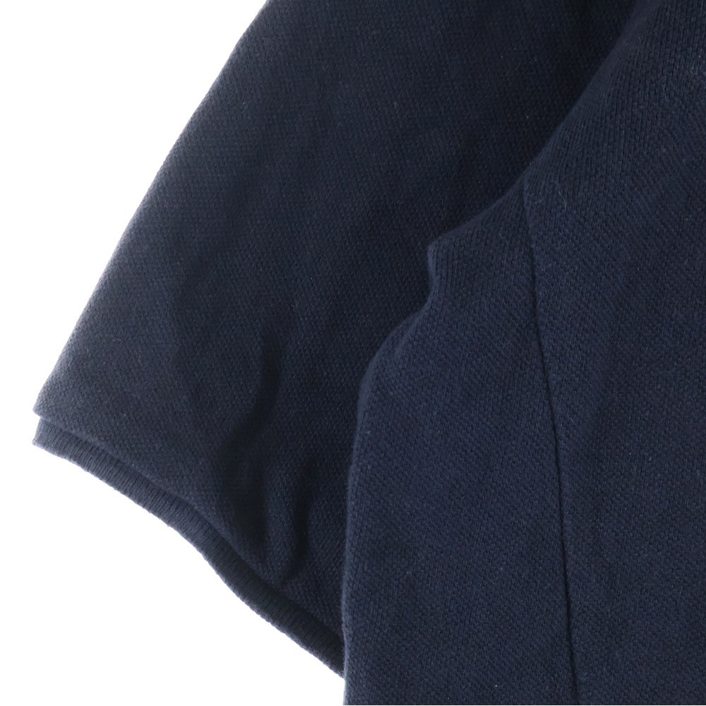 FRED PERRY(フレッドペリー) ×RAF SIMONS ラフシモンズ ロゴエンブロイダリー レギュラーカラー 半袖ポロシャツ ブラック/グリーン WC2E8BU