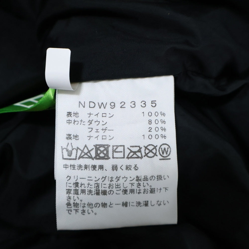 THE NORTH FACE(ザノースフェイス) Short Nuptse Jacket ショートヌプシ ナイロン ダウンジャケット ブラック レディース NDW92335