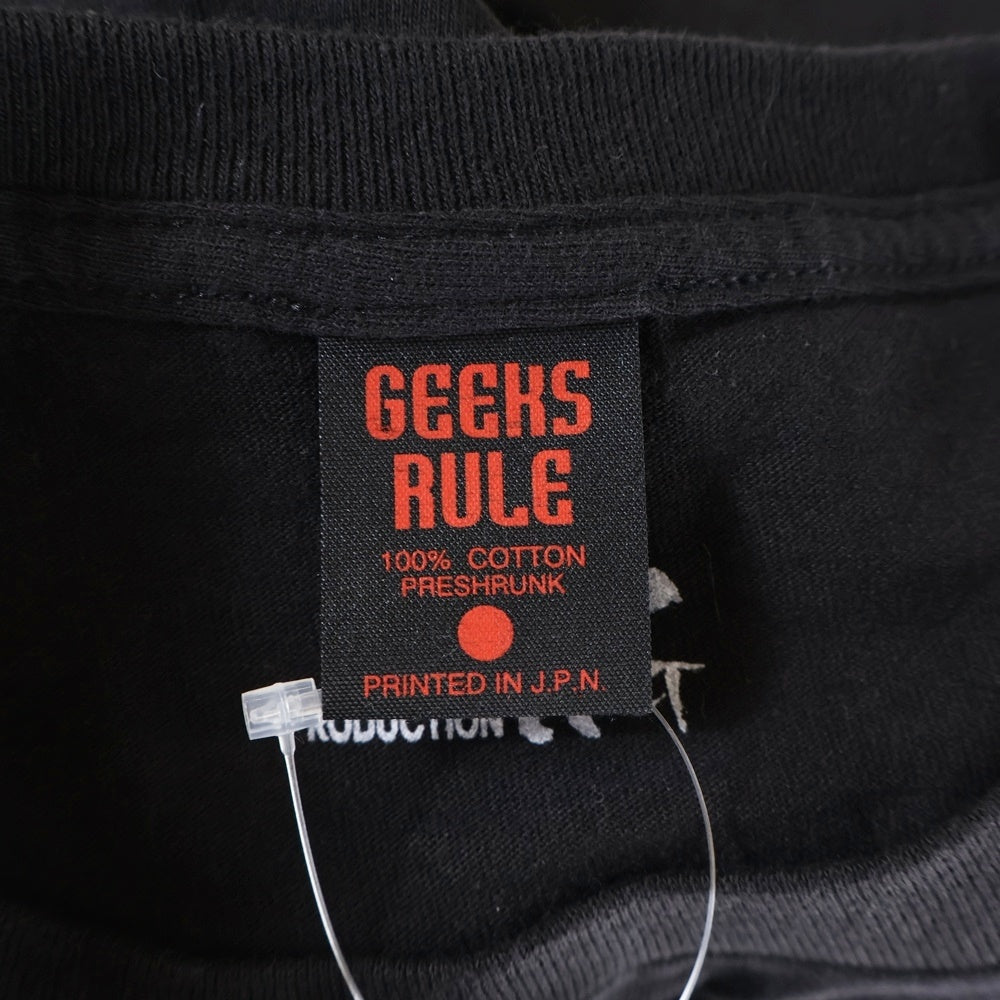 GEEKSRULE(ギークスルール) ×BLOOD THE LAST VAMPIRE ブラッド ザ ラスト ヴァンパイア クルーネック半袖プリントTシャツ カットソー ブラック