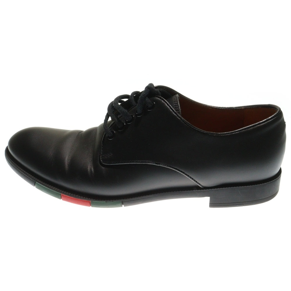 GUCCI(グッチ) シェリーライン レースアップ レザー ドレスシューズ ブラック 295116