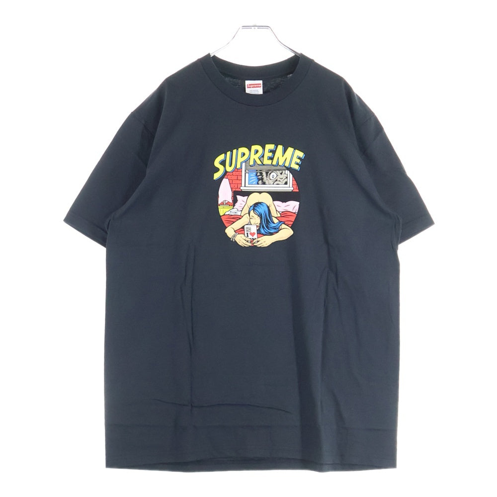 SUPREME(シュプリーム) 25SS Bedroom Tee ベッドルーム フロントプリント 半袖Tシャツ カットソー ブラック