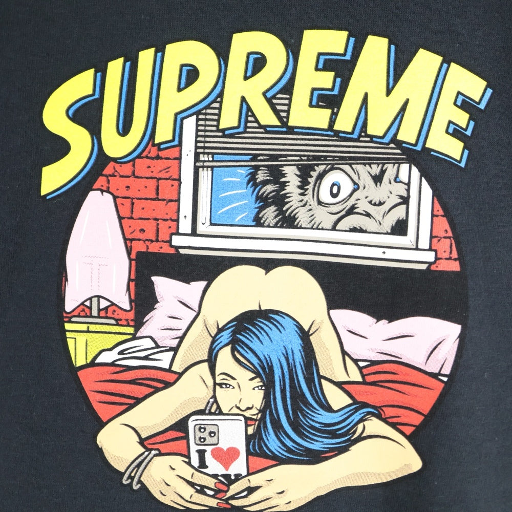 SUPREME(シュプリーム) 25SS Bedroom Tee ベッドルーム フロントプリント 半袖Tシャツ カットソー ブラック