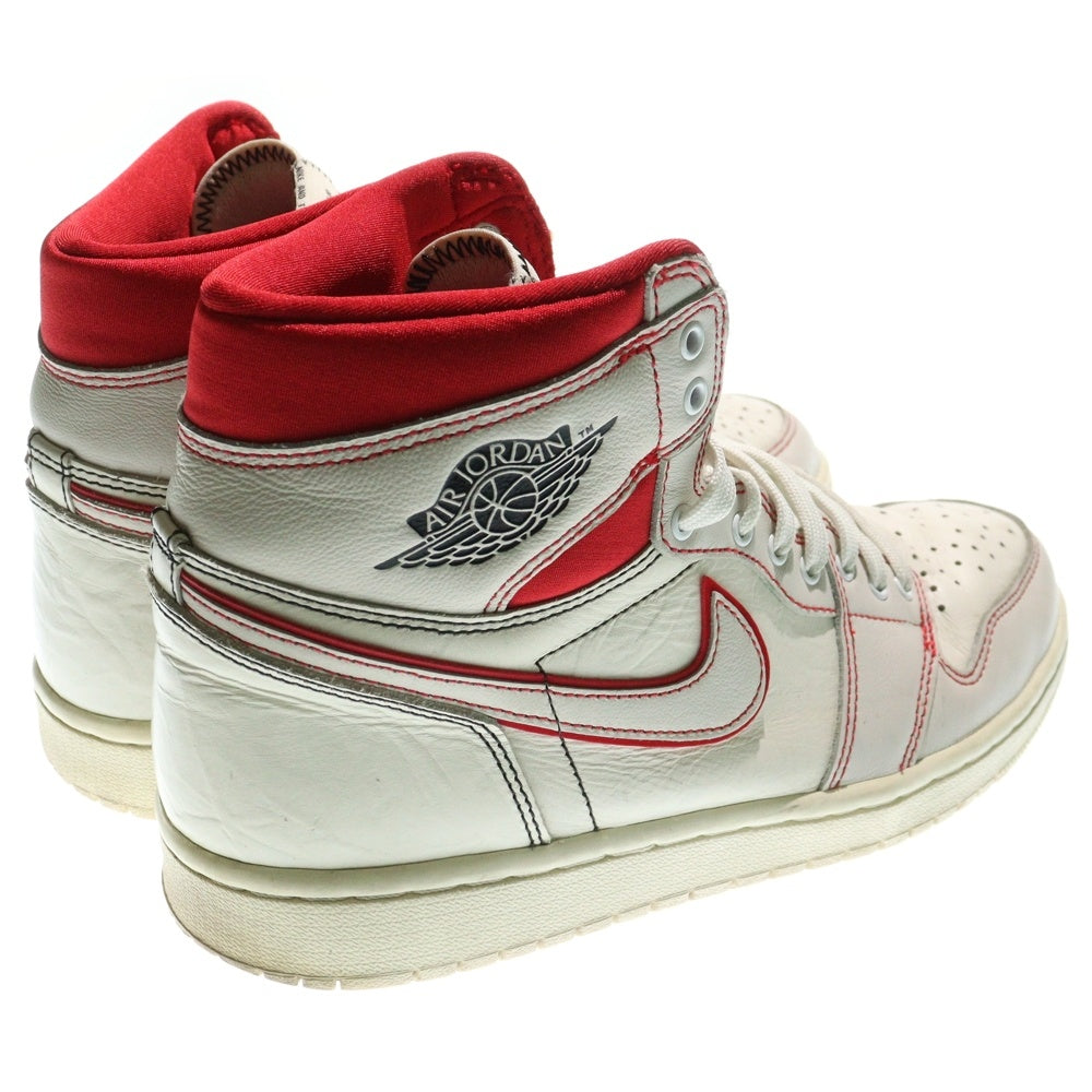 NIKE(ナイキ) 【観賞用 2009年製】 AIR JORDAN 1 RETRO HIGH DMP BULLS エアジョーダン1 レトロ ディフェンディングモーメントパック ハイカットスニーカー US9/27cm 332550-061