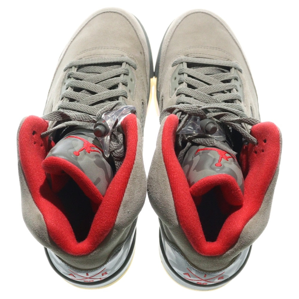 NIKE(ナイキ) AIR JORDAN 5 RETRO DARK STUCCO エアジョーダン5 レトロ ダークスタッコ ハイカットスニーカー グレー US9/27cm 136027-051