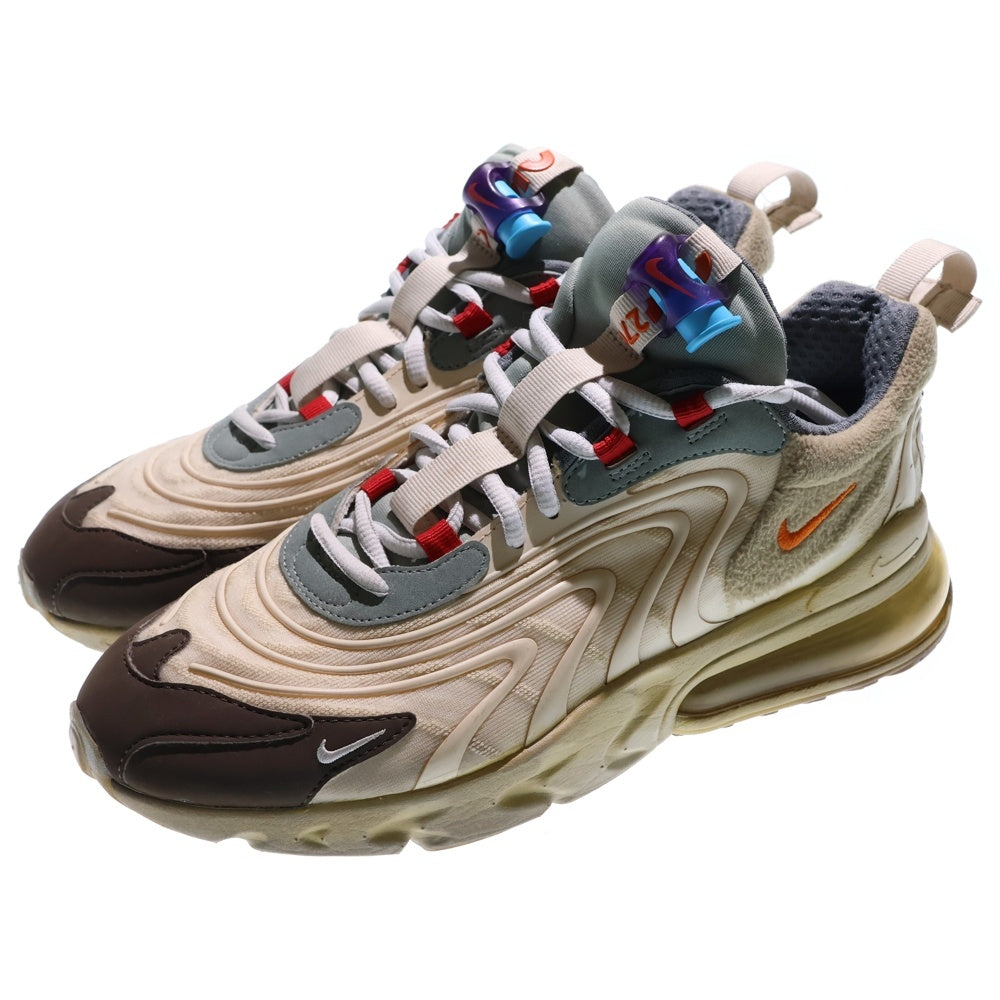 NIKE(ナイキ) ×TRAVIS SCOTT AIR MAX 270 CACTUS TRAILS トラヴィススコット エアマックス270 カクタストレイル ローカットスニーカー ベージュ US9/27cm CT2864-200