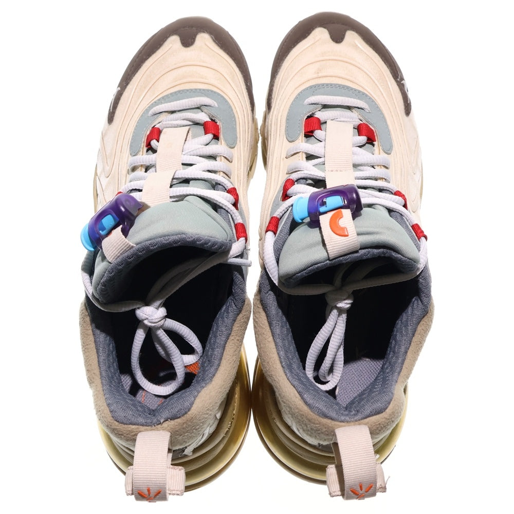 NIKE(ナイキ) ×TRAVIS SCOTT AIR MAX 270 CACTUS TRAILS トラヴィススコット エアマックス270 カクタストレイル ローカットスニーカー ベージュ US9/27cm CT2864-200
