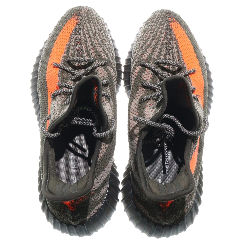 adidas(アディダス) YEEZY BOOST 350 V2 CABON BELUGA イージーブースト350V2 カーボンベルーガ ローカットスニーカー カーキ/オレンジ US9.5/27.5cm HQ7045