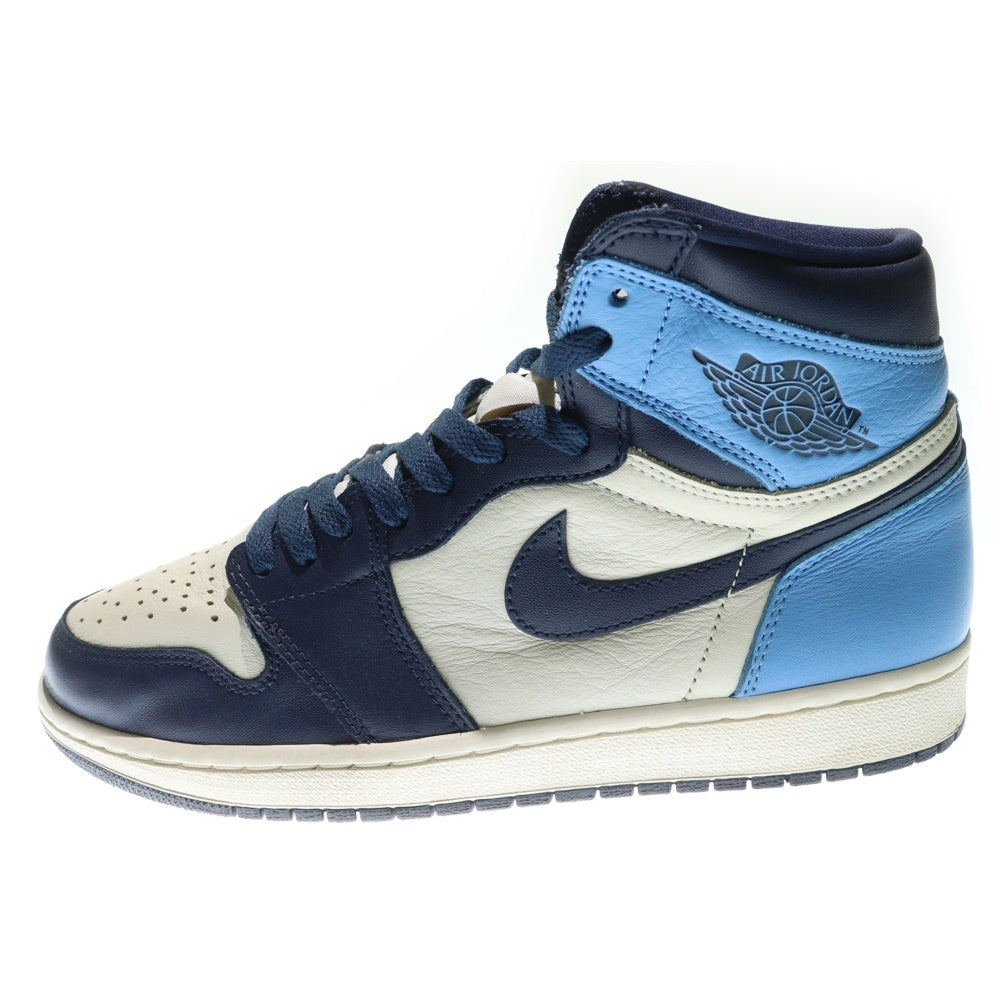 NIKE(ナイキ) AIR JORDAN 1 RETRO HIGH OG OBSIDIAN UNIVERSITY BLUE エアジョーダン1 レトロ OG オブシディアン ユニバーシティブルー ハイカットスニーカー 555088-140