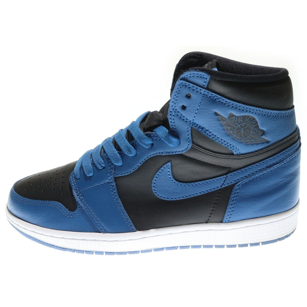 NIKE(ナイキ) AIR JORDAN 1 RETRO HIGH OG DARK MARINA BLUE エアジョーダン1 レトロ ダークマリーナブルー ハイカットスニーカー ブラック/ブルー US9/27cm 555088-404