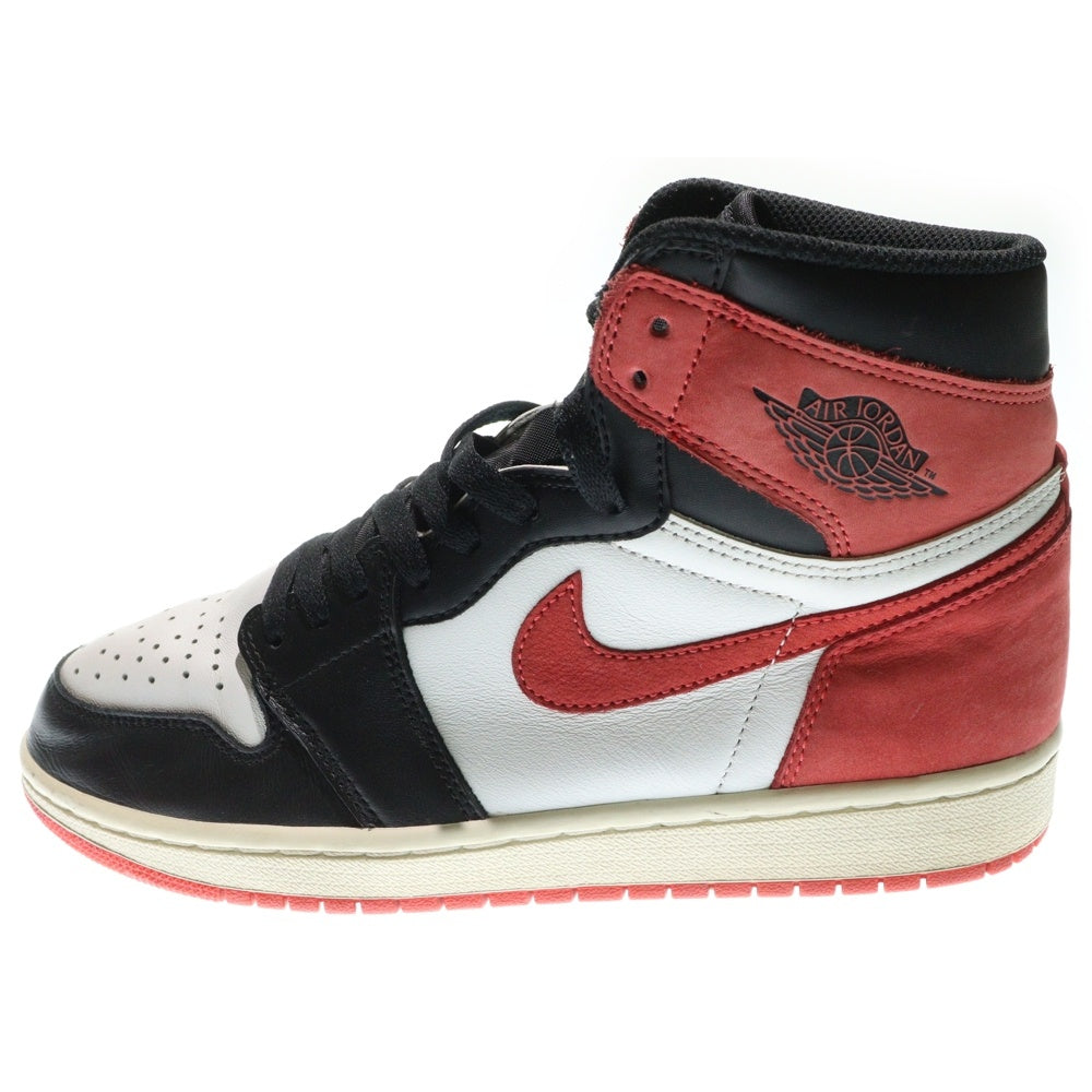 NIKE(ナイキ) AIR JORDAN 1 RETRO HIGH TRACK RED エアジョーダン1 トラックレッド ハイカットスニーカー レッド/ブラック US8.5/26.5cm 555088-112
