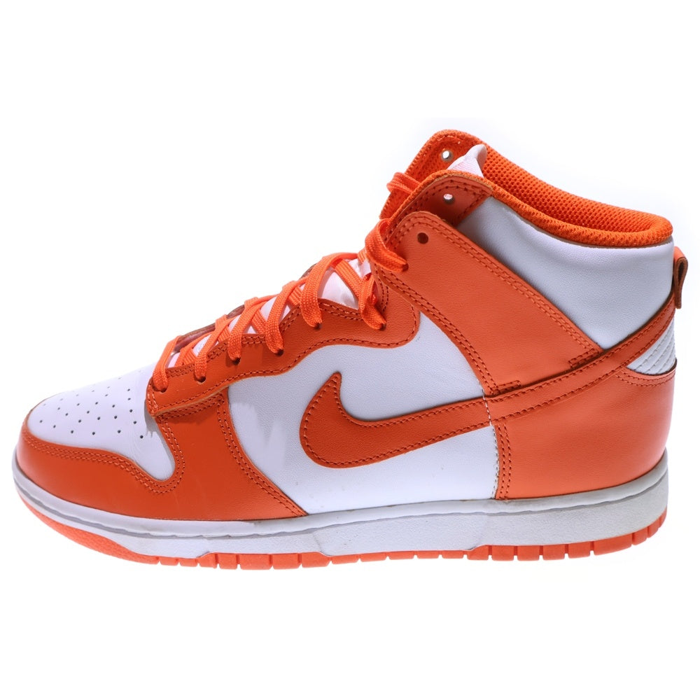 NIKEナイキダンクハイレトロ　シラキュース　オレンジ ナイキ NIKE DUNK HI RETRO ダンクハイ レトロ シラキュース