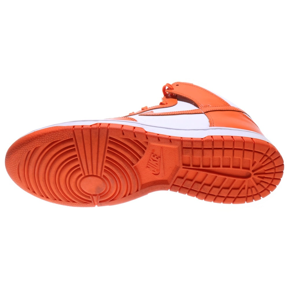 NIKE(ナイキ) DUNK HI RETRO SYRACUSE ダンク レトロ シラキュース ハイカットスニーカー オレンジ/ホワイト US9/27cm DD1399-101