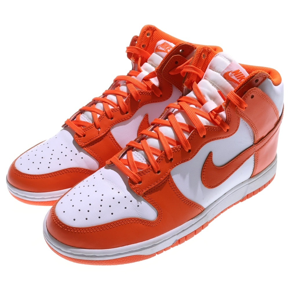NIKE(ナイキ) DUNK HI RETRO SYRACUSE ダンク レトロ シラキュース ハイカットスニーカー オレンジ/ホワイト US9/27cm DD1399-101
