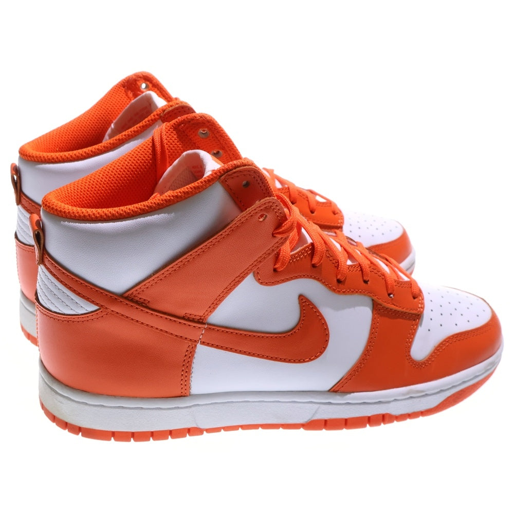 NIKE(ナイキ) DUNK HI RETRO SYRACUSE ダンク レトロ シラキュース ハイカットスニーカー オレンジ/ホワイト US9/27cm DD1399-101