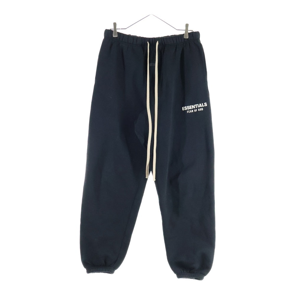 FEAR OF GOD ESSENTIALS(フィアオブゴッド エッセンシャルズ) SWEAT PANTS ロゴプリント ドローストリング スウェットパンツ ブラック