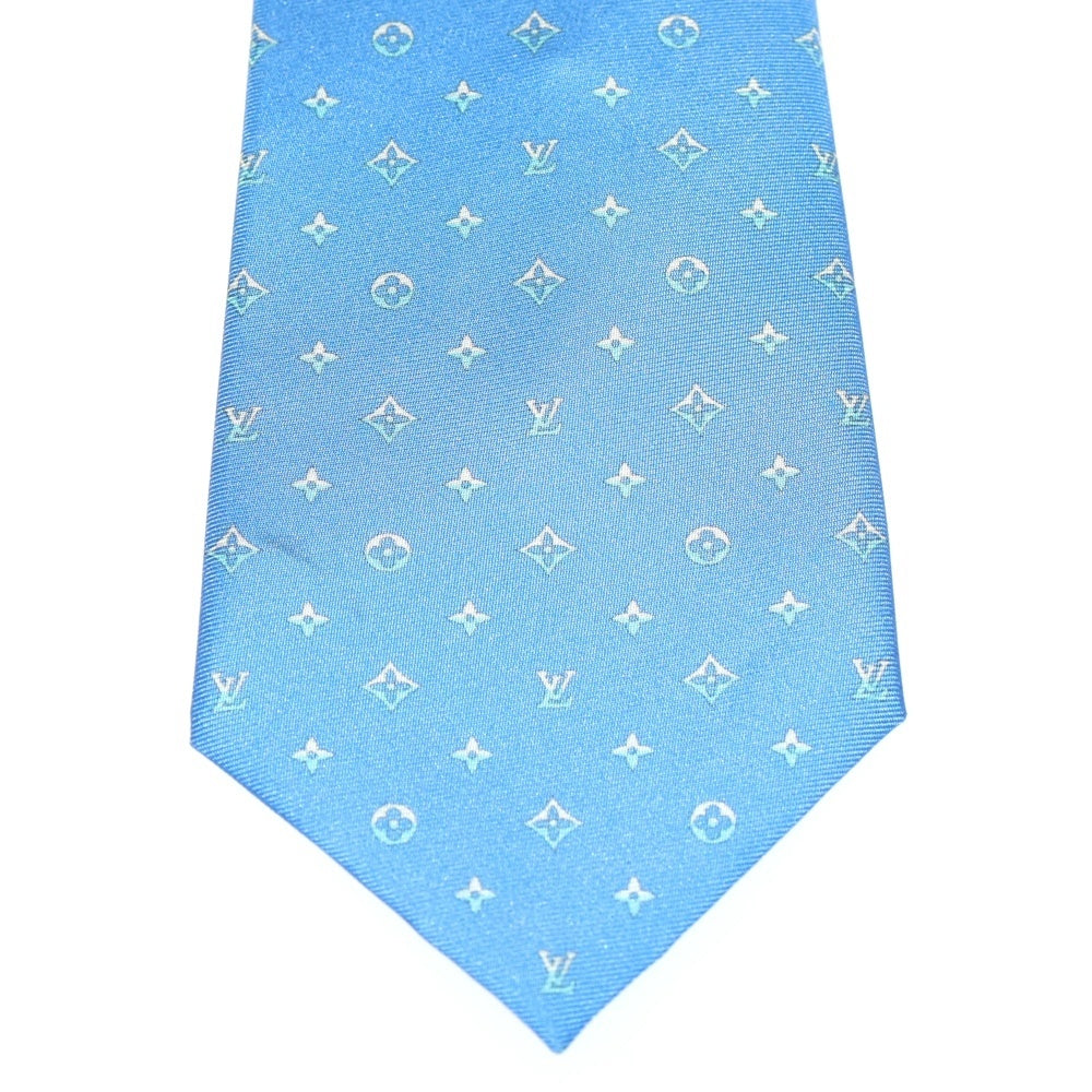LOUIS VUITTON(ルイヴィトン) LVデュアル シルク ネクタイ ブルー M79430 MR3274