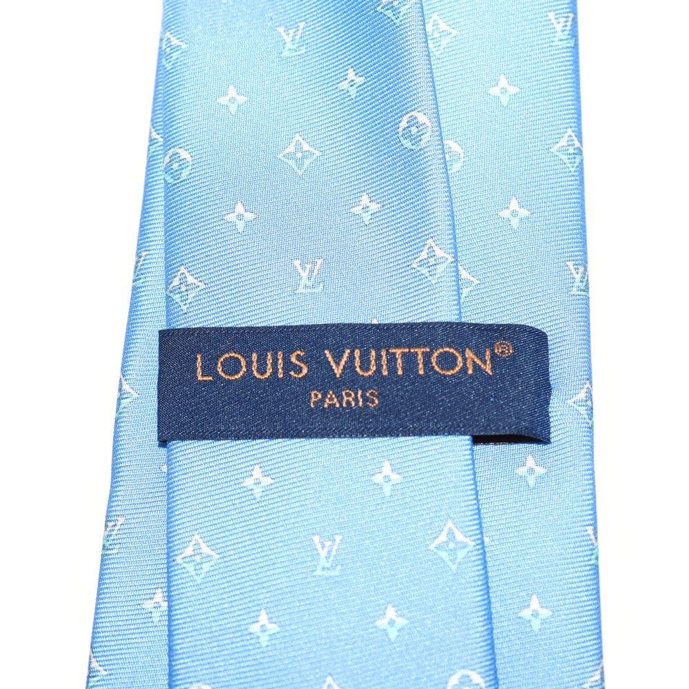 LOUIS VUITTON(ルイヴィトン) LVデュアル シルク ネクタイ ブルー M79430 MR3274