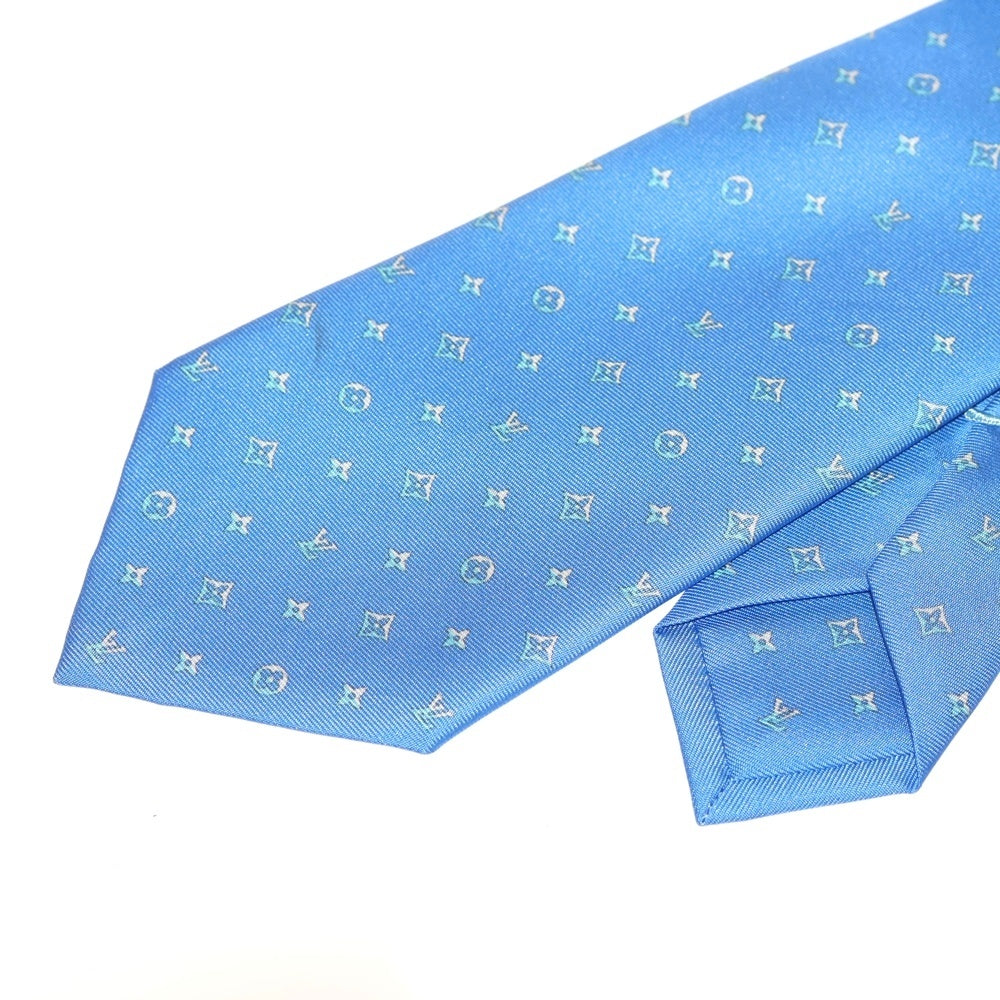 LOUIS VUITTON(ルイヴィトン) LVデュアル シルク ネクタイ ブルー M79430 MR3274