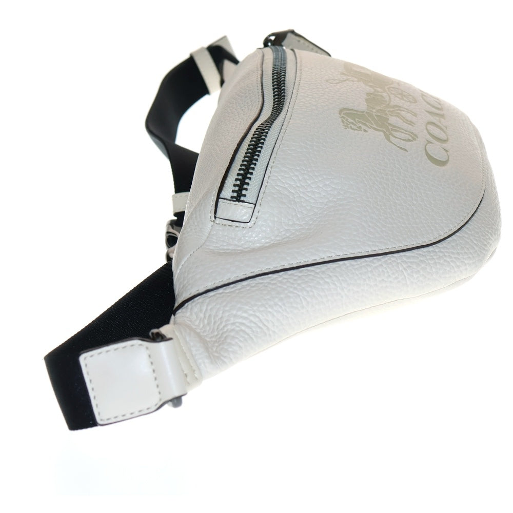 COACH(コーチ) ホールアンドキャリッジロゴ レザー ショルダーバッグ アイボリー B2257-C4137