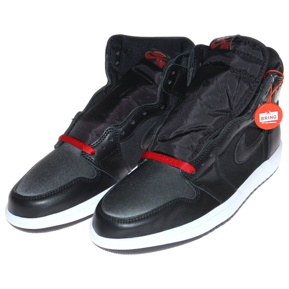 NIKE(ナイキ) AIR JORDAN 1 RETRO HIGH OG BLACK GYM RED エアジョーダン1 レトロ ハイカットスニーカー ブラック US9/27cm 555088-060