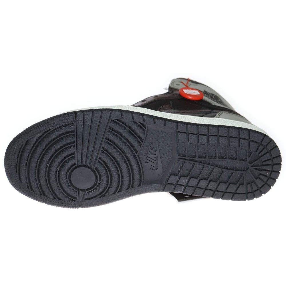 NIKE(ナイキ) AIR JORDAN 1 HIGH OG RUST SHADOW エアジョーダン1 ラストシャドー ハイカットスニーカー ブラック/グレー US9.5/27.5cm 555088-033