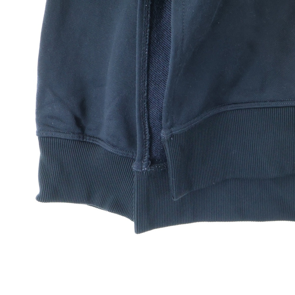 MM6 Maison Margiela(エムエムシックスメゾンマルジェラ) 21AW サイドスリット スウェットプルオーバーパーカー ネイビー レディース S52GU0144