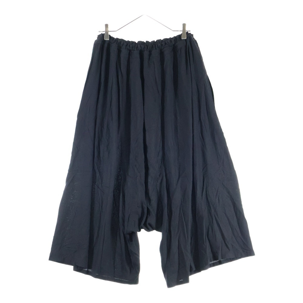 Y's(ワイズ) RAYON CAMBRIC GATHERED PANTS レーヨン ギャザード サルエルパンツ ブラック レディース YP-P14-200