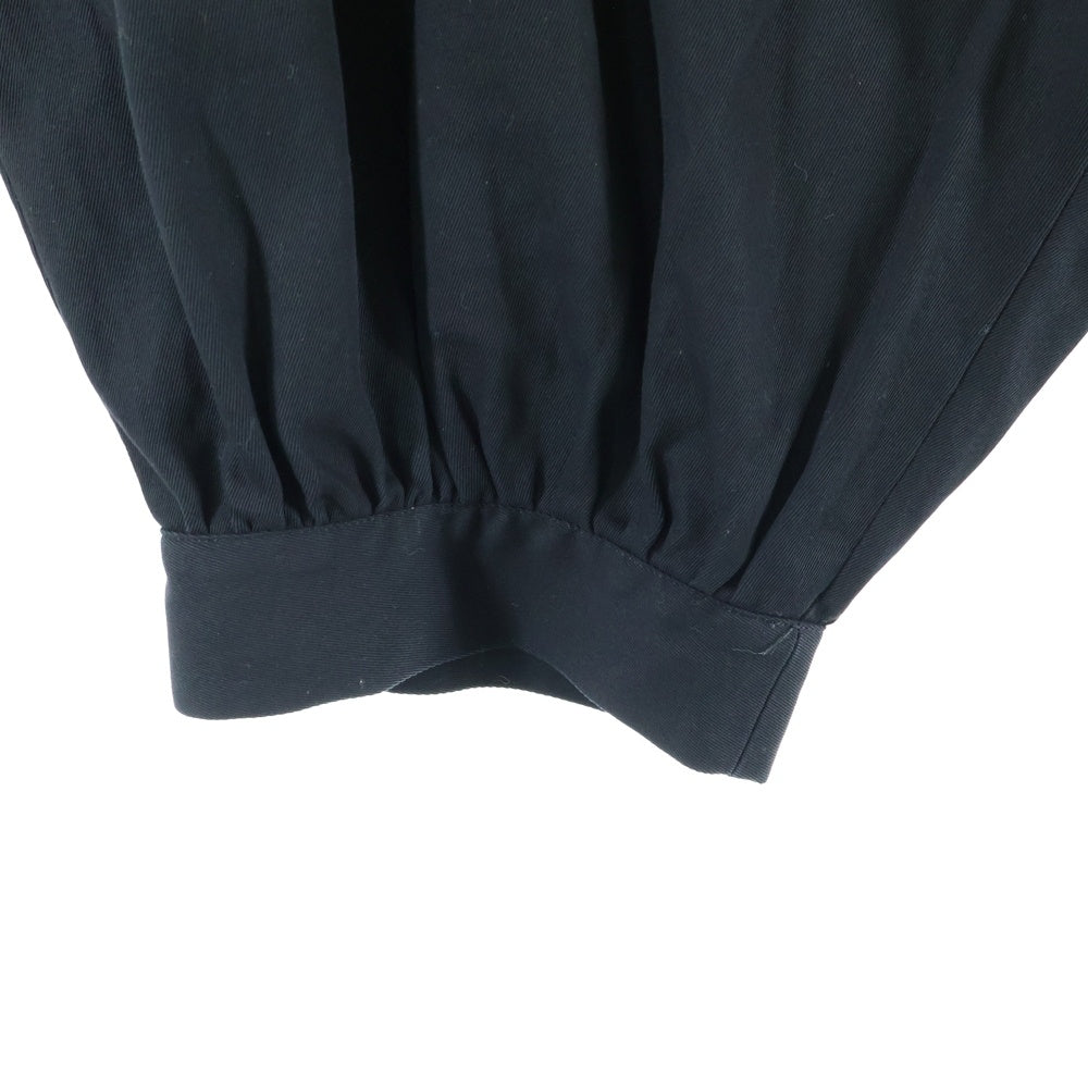 LIMI feu(リミフゥ) ボタンアップ コットン サルエル バルーンパンツ ブラック レディース LO-P03-006