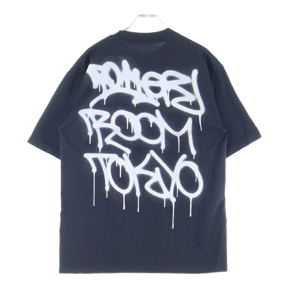 BOILER ROOM(ボイラールーム) BOILER ROOM ボイラールーム バックロゴ 半袖Tシャツ ブラック