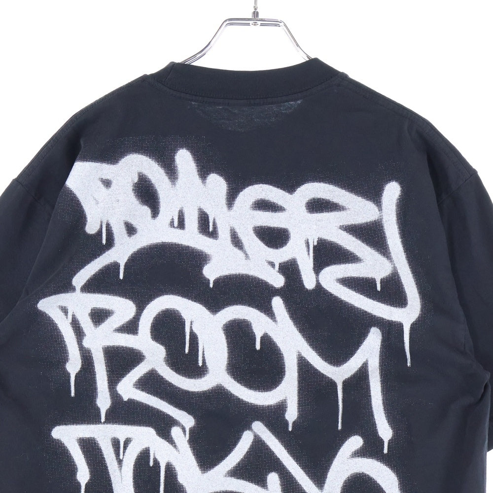 BOILER ROOM(ボイラールーム) BOILER ROOM ボイラールーム バックロゴ 半袖Tシャツ ブラック