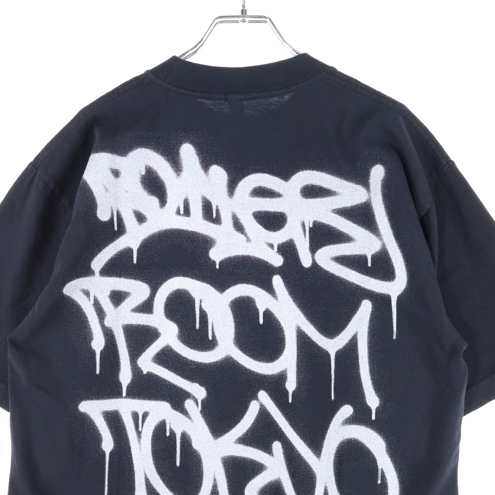BOILER ROOM(ボイラールーム) BOILER ROOM ボイラールーム バックロゴ 半袖Tシャツ ブラック