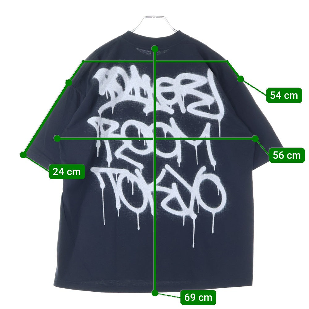 BOILER ROOM(ボイラールーム) BOILER ROOM ボイラールーム バックロゴ 半袖Tシャツ ブラック