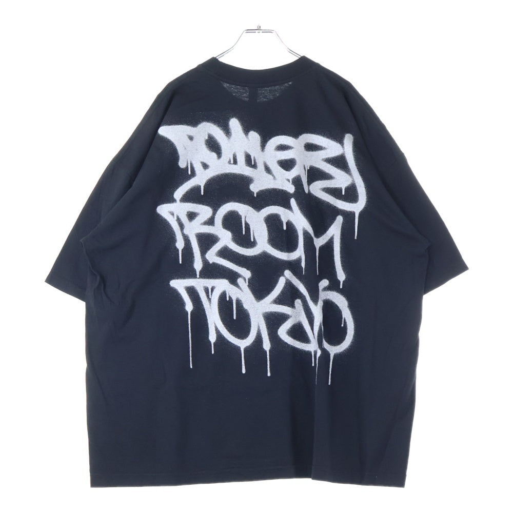 BOILER ROOM(ボイラールーム) BOILER ROOM ボイラールーム バックロゴ 半袖Tシャツ ブラック