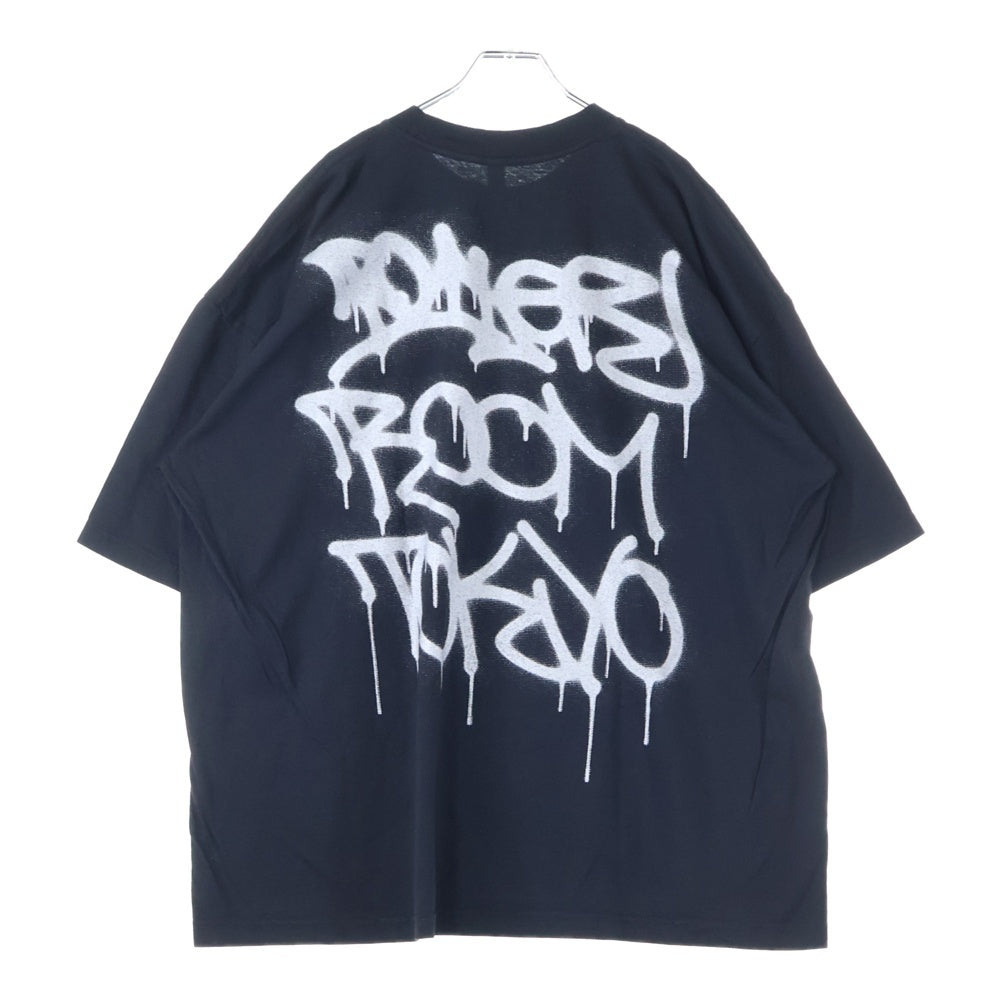 BOILER ROOM(ボイラールーム) BOILER ROOM ボイラールーム バックロゴ 半袖Tシャツ ブラック
