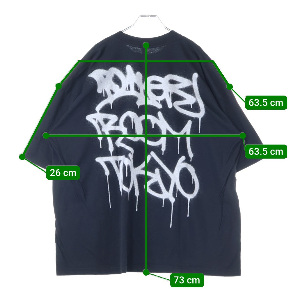 BOILER ROOM(ボイラールーム) BOILER ROOM ボイラールーム バックロゴ 半袖Tシャツ ブラック