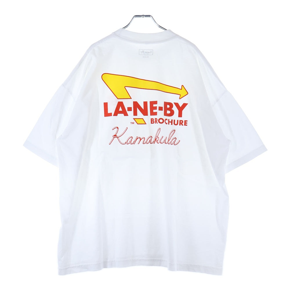 LANE BY BROCHURE(レーンバイブローシュアー) BURGER TEE バーガー 半袖Tシャツ ホワイト