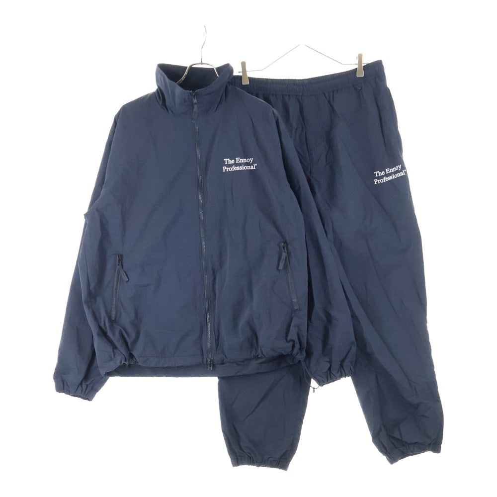 The Ennoy Professional(エンノイプロフェッショナル) ×スタイリスト私物 シャカシャカセットアップ トラックジャケット トラックパンツ ブラック