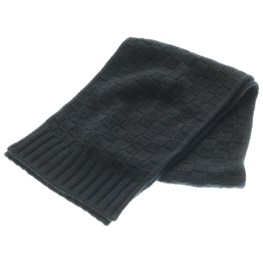 LOUIS VUITTON(ルイヴィトン) ダミエ エシャルプヘルシンキ カシミヤマフラー ストール ブラック 408793