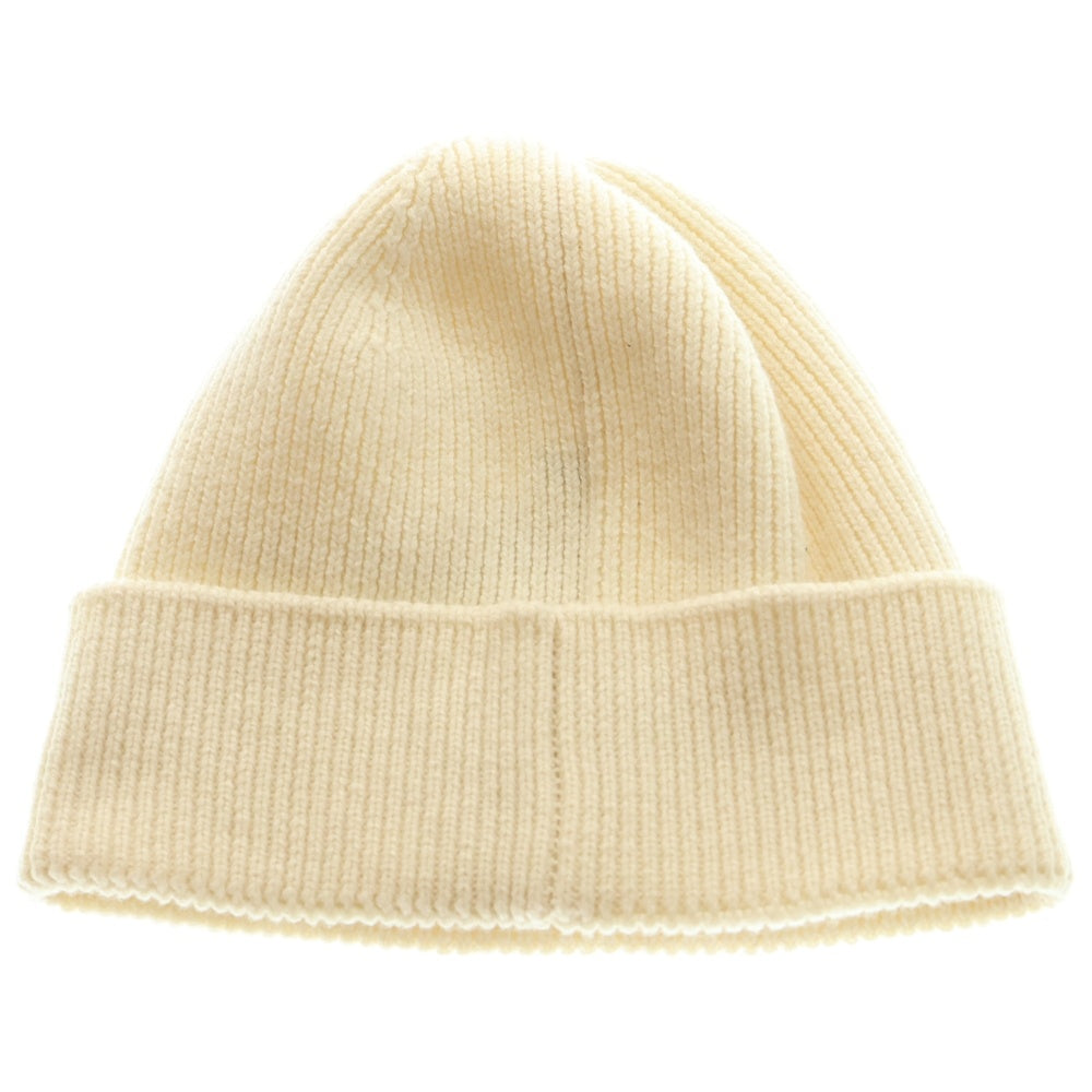 DIESEL(ディーゼル) K CODER FULLY B ロゴデザインエンブロイダリー ニットキャップ 帽子 ホワイト A04092