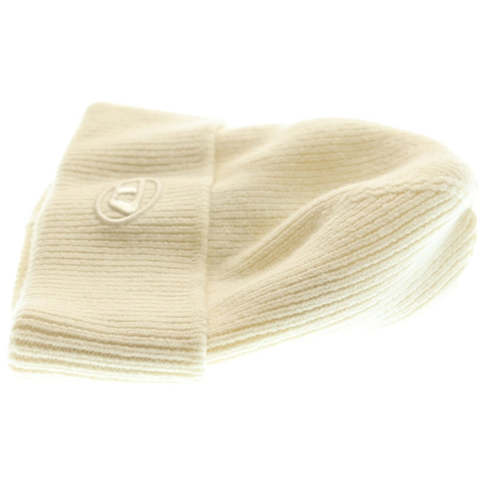 DIESEL(ディーゼル) K CODER FULLY B ロゴデザインエンブロイダリー ニットキャップ 帽子 ホワイト A04092