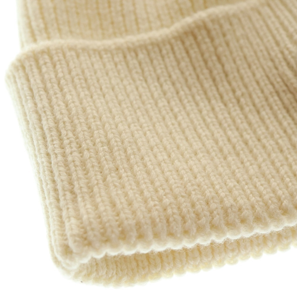 DIESEL(ディーゼル) K CODER FULLY B ロゴデザインエンブロイダリー ニットキャップ 帽子 ホワイト A04092