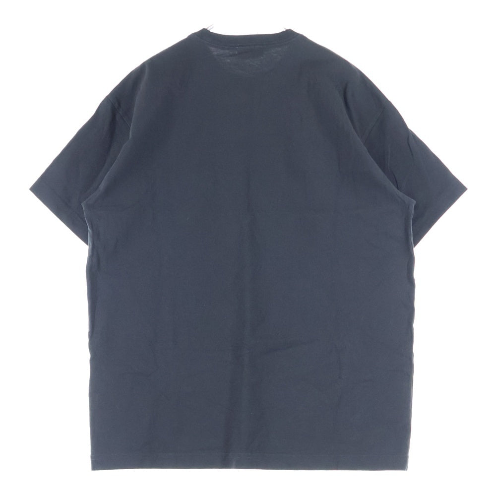 KITH(キス) 24SS ORNATE CLASSIC LOGO TEE オーネイト フロントクラシックロゴTシャツ 半袖クルーネックカットソー ブラック KHM031995