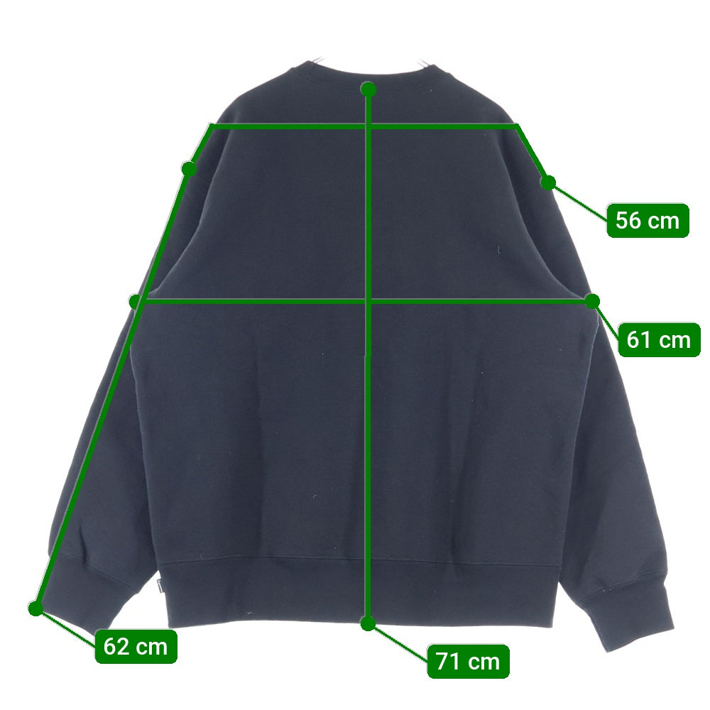 SUPREME(シュプリーム) 22AW Box Logo Crewneck ボックスロゴ クルーネックスウェットトレーナー ブラック