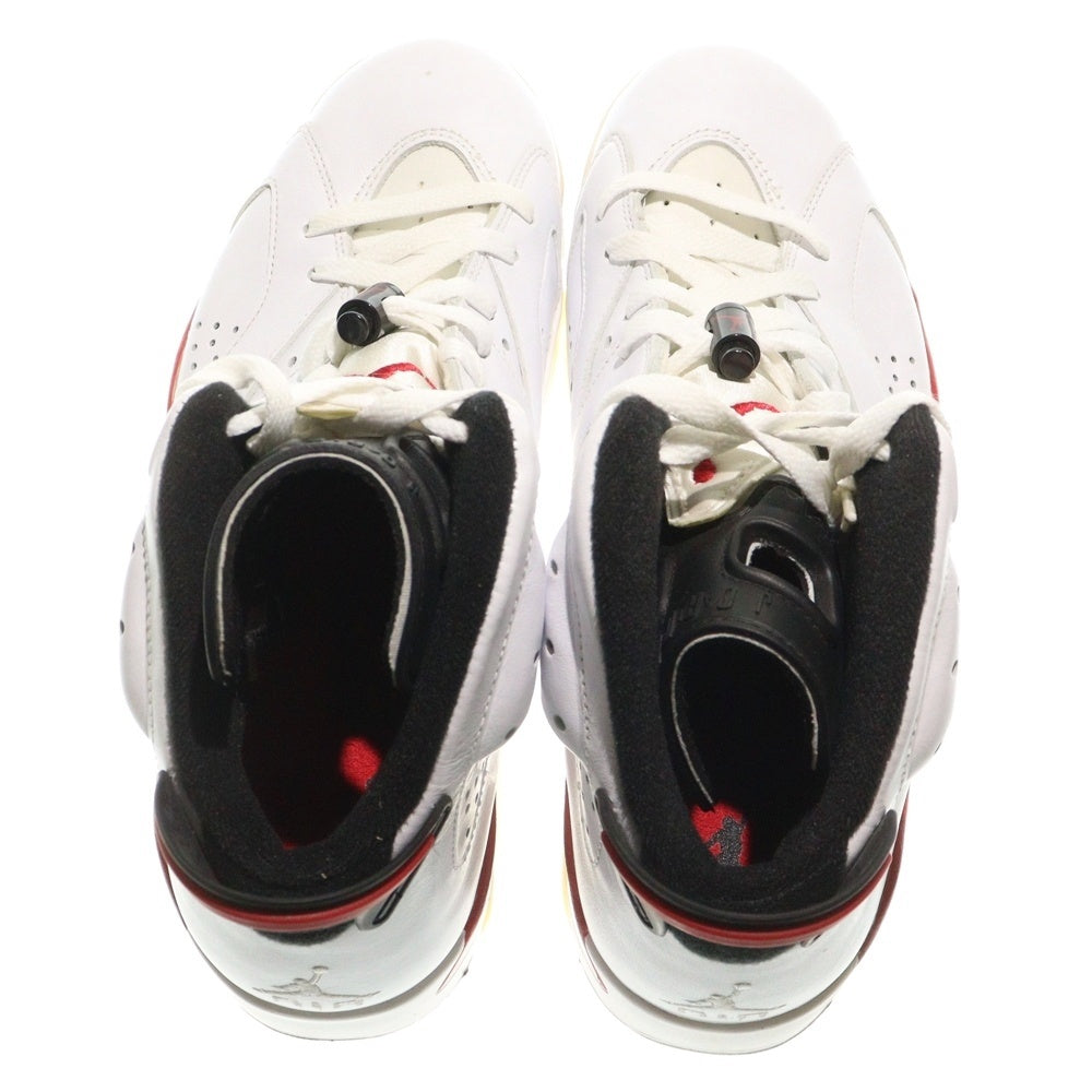 NIKE(ナイキ) 【観賞用 2010年製】 AIR JORDAN 6 RETRO BULLS エア ジョーダン6 ブルズ ハイカットスニーカー ホワイト SU9.5/27.5cm 384664-102